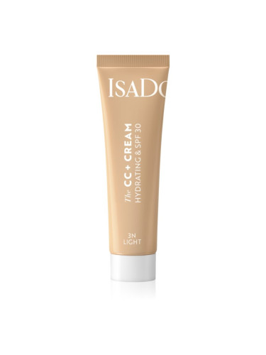 IsaDora CC + Cream хидратиращ СС крем SPF 30 цвят 3N Light 30 мл.