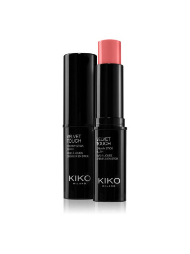 KIKO Milano Velvet Touch кремообразен руж в стик цвят 05 Camelia Red 10 гр.