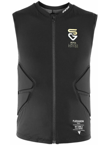 Dainese Flexagon Mens Waistcoat Black/Gold S протектори