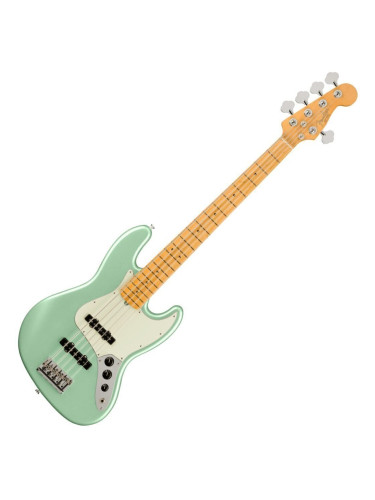 Fender American Professional II Jazz Bass V MN Mystic Surf Green 5-струнна бас китара