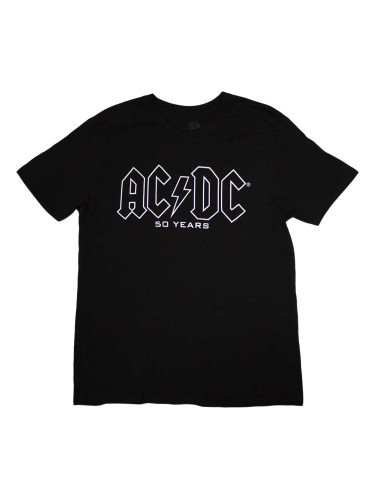 AC/DC Риза Logo History Unisex Black 2XL