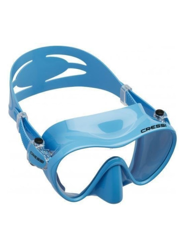 Cressi F1 Blue Transparent UNI Маска за плуване