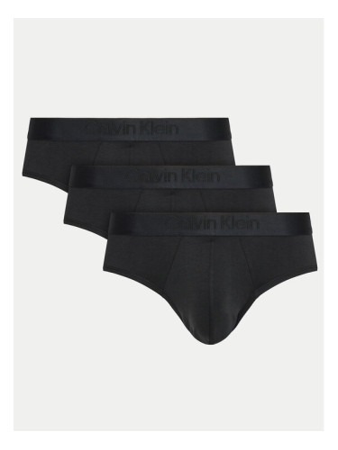 Calvin Klein Underwear Комплект 3 чифта слипове 000NB3650A Черен