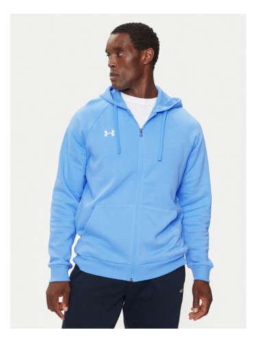 Under Armour Суитшърт Ua Rival Fleece 1379767 Син Loose Fit