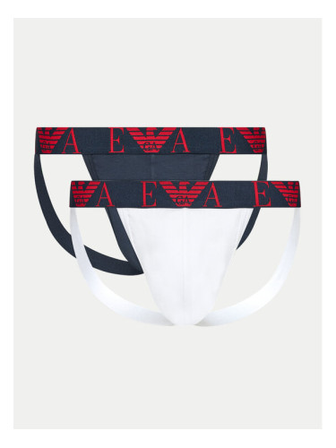 Emporio Armani Underwear Комплект 2 чифта слипове Jock Strap 111932 4F715 20235 Цветен