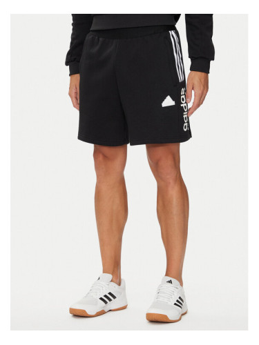 adidas Спортни шорти House of Tiro IW0168 Черен Regular Fit