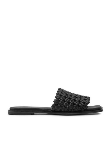 Calvin Klein Чехли Flat Slide Latt HW0HW02143 Черен