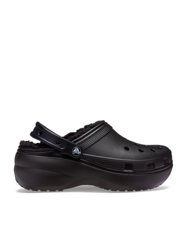 Crocs Чехли Classic Platform Lined Clog W 207938 Черен