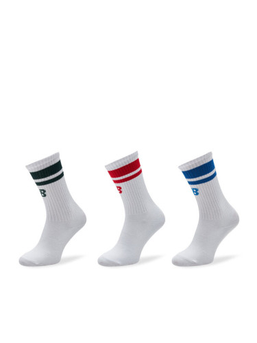 New Balance Дълги чорапи LAS32163AS5 Бял