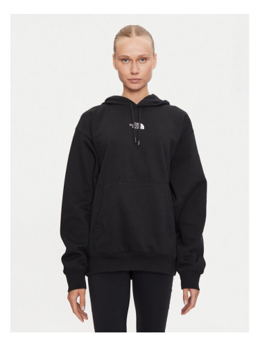 The North Face Суитшърт Essential NF0A89EN Черен Oversize