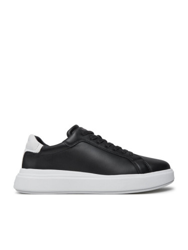 Calvin Klein Сникърси Low Top Lace Up Lth HM0HM01016 Черен