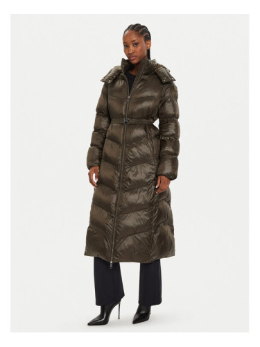 BOSS Зимно палто Pamaxi3 50524624 Зелен Regular Fit