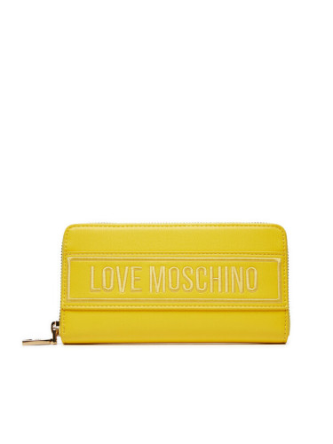 LOVE MOSCHINO Голям дамски портфейл JC5640PP0IKG140A Жълт