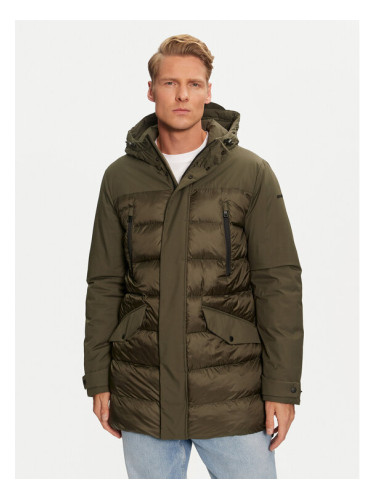 Geox Зимно яке Sapienza M4628K TC188 F1789 Каки Regular Fit