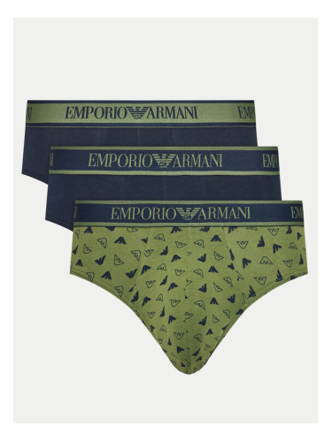 Emporio Armani Underwear Комплект 3 чифта слипове 112132 4F717 75436 Цветен