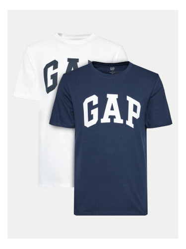 Gap Комплект 2 тишъртки 885595-01 Цветен Regular Fit