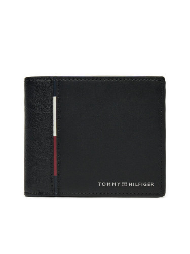 Tommy Hilfiger Голям мъжки портфейл AM0AM12766 Черен