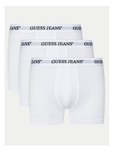 Guess Jeans Комплект 3 чифта боксерки M4BZ45 K6YW1 Бял