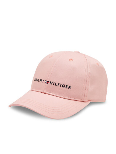 Tommy Hilfiger Шапка с козирка Essential Cap AU0AU01667 Розов