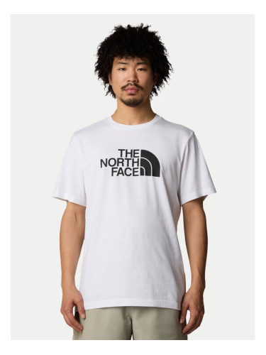 The North Face Тишърт Easy NF0A8A6C Бял Regular Fit