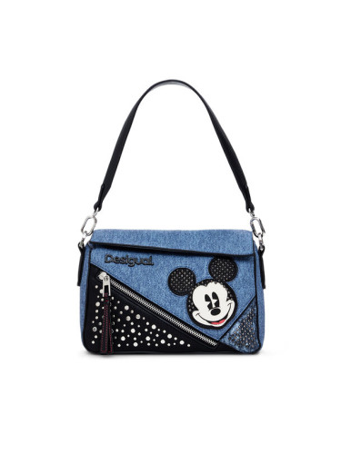 Desigual Дамска чанта Mickey Deni 24WAXP85 Син