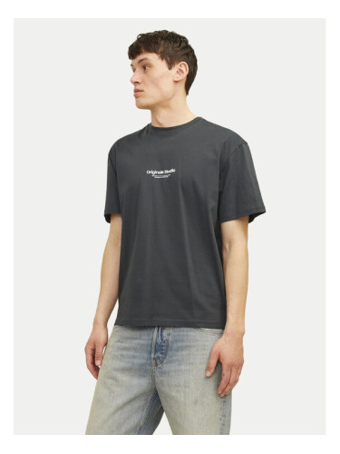 Jack&Jones Тишърт Vesterbro 12240121 Сив Relaxed Fit