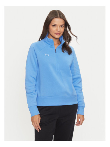 Under Armour Суитшърт Ua Rival Fleece 1379492 Син Loose Fit