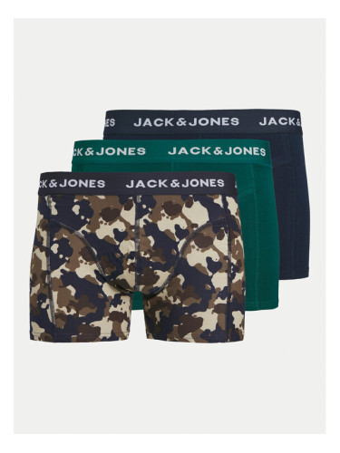 Jack&Jones Junior Комплект 3 чифта боксерки Camoflage 12259490 Цветен