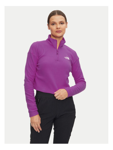 The North Face Полар Glacier NF0A855N Тъмносин Regular Fit