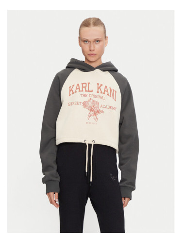 Karl Kani Суитшърт Street Academy 61210023 Бежов Regular Fit