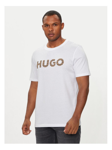 Hugo Тишърт Dulivio_U243 50519724 Бял Regular Fit