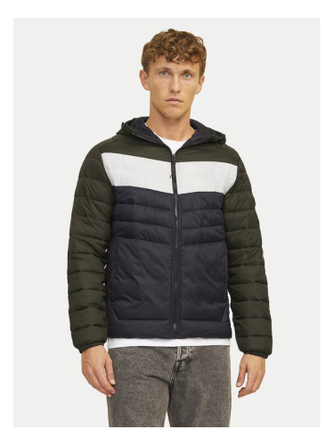 Jack&Jones Пухено яке Sprint 12258441 Черен Regular Fit