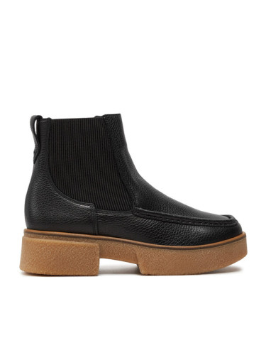 Clarks Боти тип челси Linoso Top 26178695 Черен