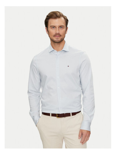 Tommy Hilfiger Риза MW0MW35805 Син Slim Fit