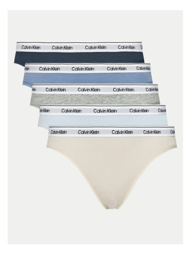 Calvin Klein Underwear Комплект 5 чифта класически бикини 000QD5208E Цветен