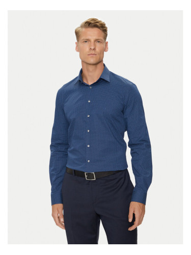 Calvin Klein Риза K10K114023 Син Slim Fit