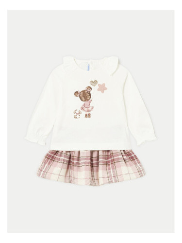 Mayoral Комплект блуза и пола 2927 Розов Regular Fit