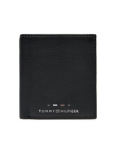 Tommy Hilfiger Малък мъжки портфейл Th Premium Trifold AM0AM12756 Черен