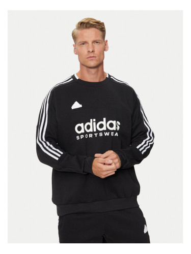 adidas Суитшърт House of Tiro IW0172 Черен Regular Fit