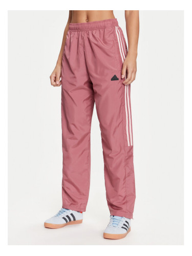 adidas Долнище анцуг Tiro Cut 3-Stripes Summer JJ4665 Розов Loose Fit