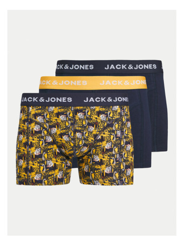 Jack&Jones Junior Комплект 3 чифта боксерки Skull Rock 12259491 Цветен