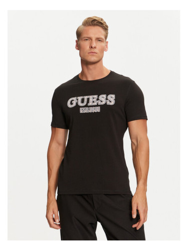 Guess Тишърт M4BI45 I3Z14 Черен Slim Fit