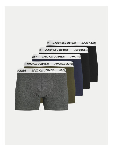 Jack&Jones Комплект 5 чифта боксери Basic 12214455 Цветен