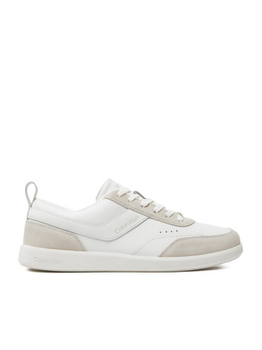 Calvin Klein Сникърси Low Top Lace Up Lth Mix HM0HM00851 Бял