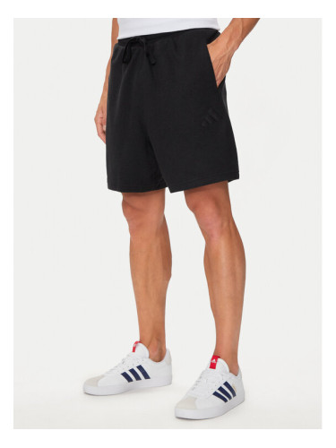 adidas Спортни шорти Elevated ALL SZN Terry Loop IX1267 Черен Regular Fit