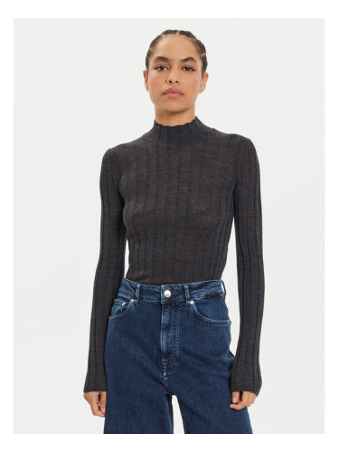 IVY OAK Пуловер Kacy Rose IO113151 Сив Slim Fit