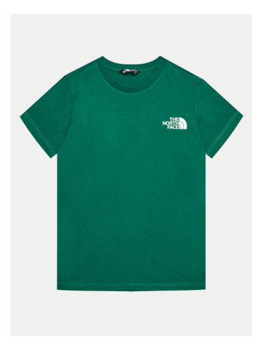 The North Face Тишърт Redbox NF0A89VT Зелен Regular Fit