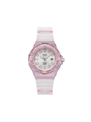 Casio Часовник Lady Translucent LRW-200HS-4EVEF Розов