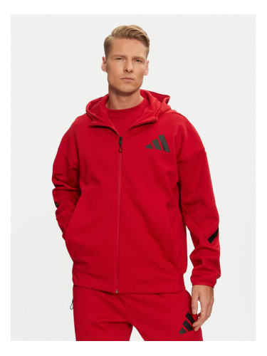 adidas Суитшърт Z.N.E. JF6540 Червен Regular Fit