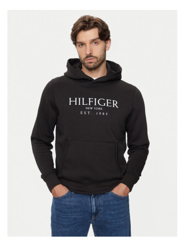 Tommy Hilfiger Суитшърт MW0MW35523 Черен Regular Fit